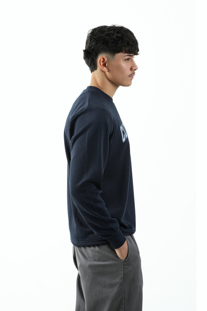 DARK NAVY CREWNECK SWEATSHIRT